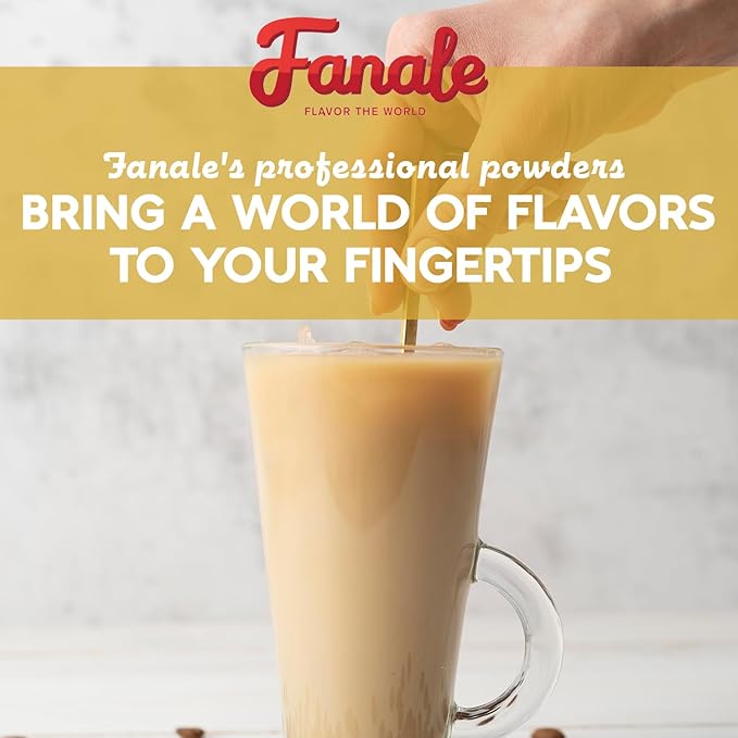Fanale Premium Milk Tea Flavoring Powder | Perfect for Baking, Smoothies, Desserts and Drinks | Instant Flavoring Powder for Boba Milk Tea - 2.2 Pounds (Pack of 20)
