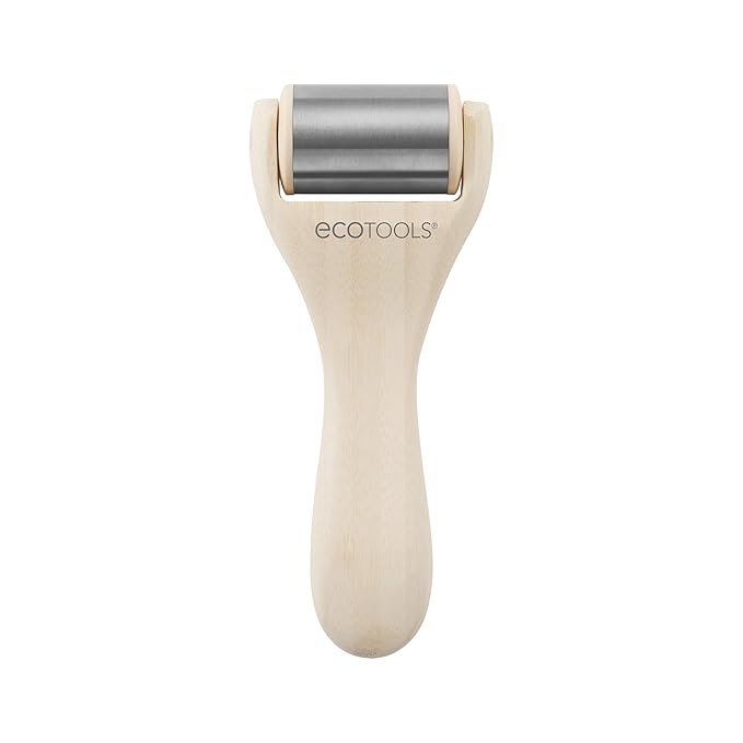 EcoTools Ice Roller, Lifts & Depuffs Skin, Stainless Steal Cooling Roller For Face & Neck, Provides Relaxation While Sculpting, Eco Friendly, Vegan, & Cruelty Free Skincare Tool, 1 Count