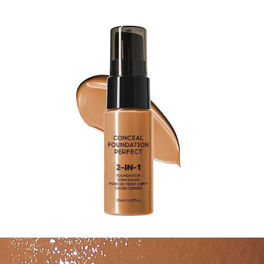 Glow Contour Face Liquid Foundation Bronzer Highlighter Illuminator Moisturize Cream Contour Concealer Blendable & Smooth Glowing Skin Lightweigh Luminizing Long Lasting Face Contouring Makeup