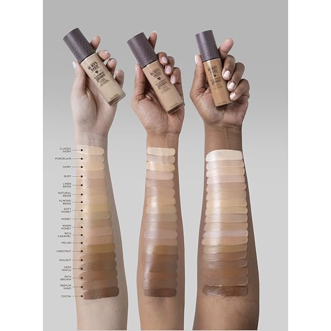 Burt's Bees Goodness Glows Liquid Makeup, Pecan - 1.0 Ounce