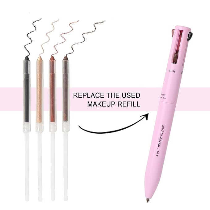 4 in 1 Makeup Pen Refill Coral Champagne