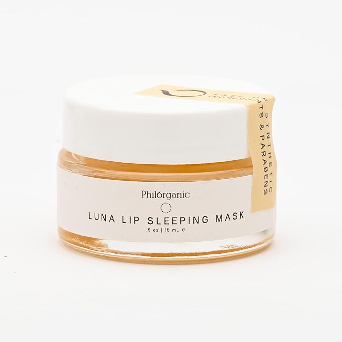 Philorganic Sustainable Lip Care Kit- 4 Pc Organic Gift Set Includes Lip Scrub, Mask, & 2 Balms - Self-Care Spa Moment or Gift - Small Batch USA Made