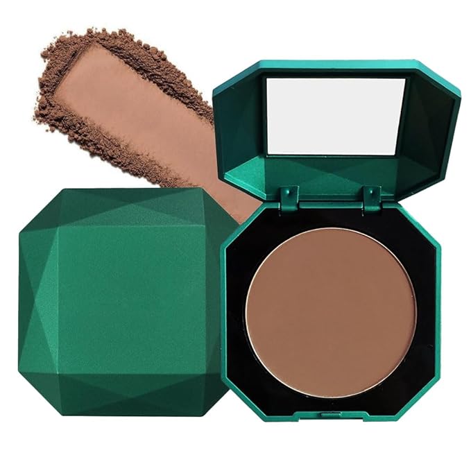 Pressed Matte Face Powder Makeup & Setting Powder for Poreless Wrinkle Blurring Contour Concealer Finishing,Lightweight,High Coverage,Shine Control, N.W 10g (06)