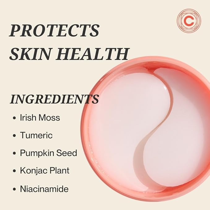 Depuffing Dissolvable Under Eye Masks - Enriched with Glucomannan, and Pumpkin Seed - Combat Fatigue, Reduce Puffiness, and Hydrate for a Fresh Look - Under Eye Mask Patches