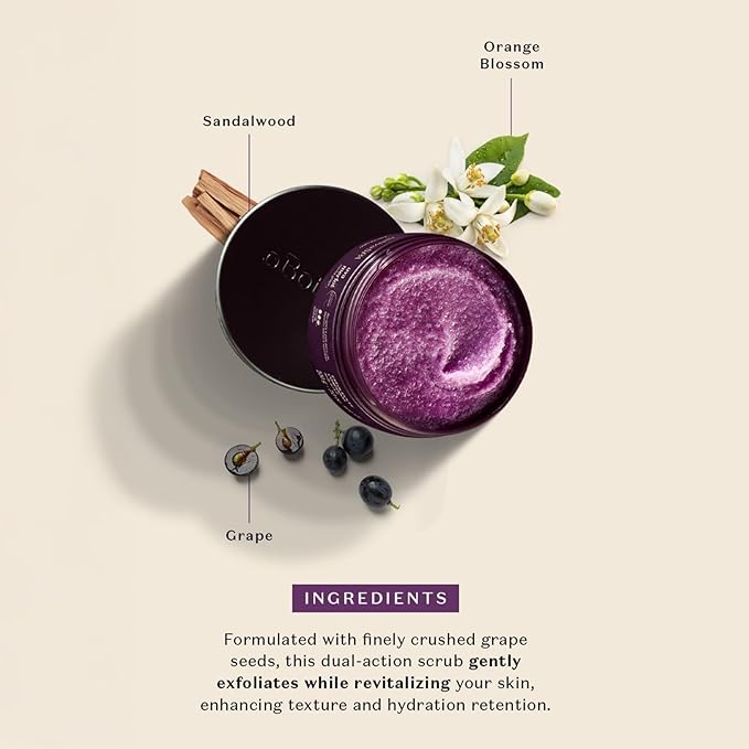 Nativa SPA by O Boticário Merlot Grape Body Scrub, Exfoliation for Smooth, Glowing Skin 7.05 Ounce (200 g)
