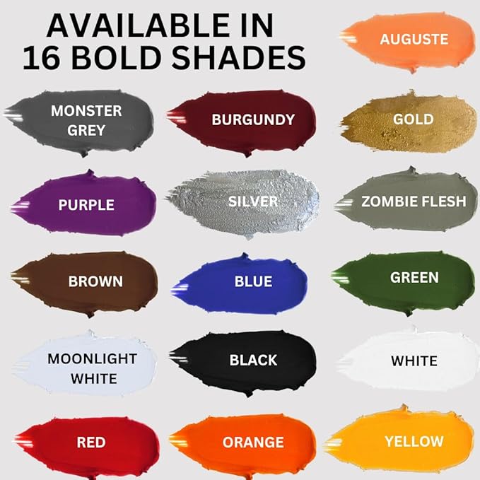 Mehron Makeup Color Cups | Stage, Foundation, Face Paint, Body Paint, Halloween | Face Paint Makeup | Greasepaint .5 oz (14 g) (Zombie Flesh)