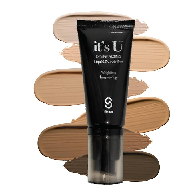 Sistar it's U Skin Perfecting Liquid Foundation Medium Coverage Buildable Weightless Longwearing Blendable 35 g / 1.23 oz. (Fair)