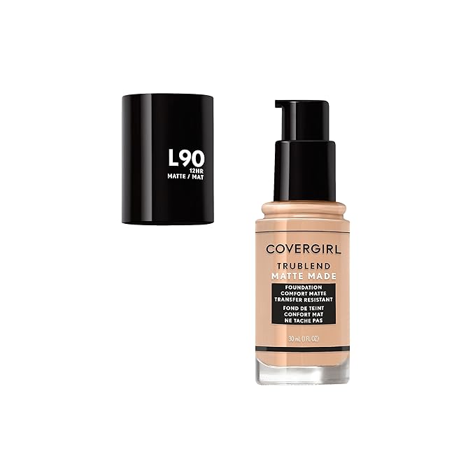 COVERGIRL TruBlend Matte Made Liquid Foundation, Classic Beige, 1 Fl Oz (Pack of 1)