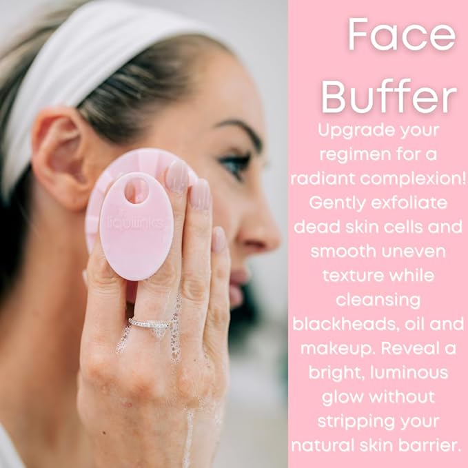 Skincare Essentials Kit - 4 Piece Bundle Pack - Face and Body Silicone Spa Accessory - Essential Beauty Set for Teen Girls Dove Grey