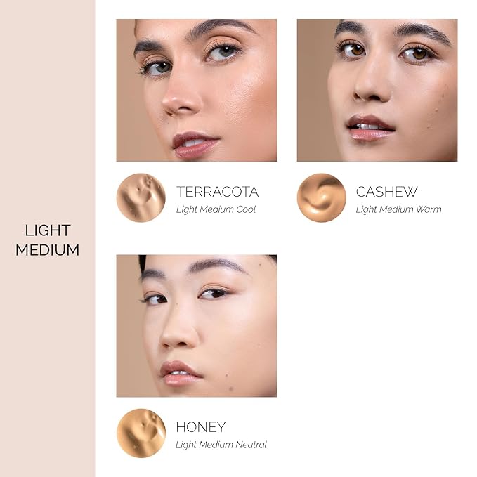 OFIR Skin Satin Medium Coverage Foundation | Lightweight Foundation Makeup with Vegan Formula | Blue Light Protection & Non-Creasing for Long-Lasting Wear | 1 FL OZ (Barley - Light Cool)