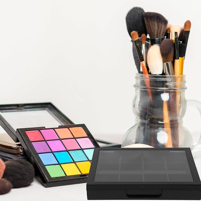 Beaupretty Empty Lip Palette Eyeshadow Makeup Palette Empty Eyeshadow Palette Empty Make Up Container Palette for DIY Cosmetics Lipstick Blush Powder