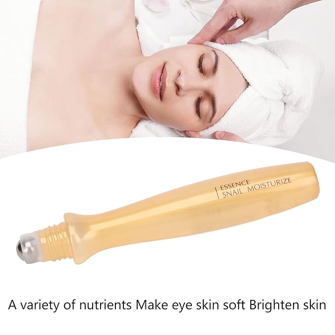 Eye Cream Roller, 15ml Under Eye Cream Eye Roller Massaging Reduce Puffiness Nourishing Eye Cream Roller Eye Serum and Under Eye Roller Cream for Dark Circles Puffiness Relieving Fatigue