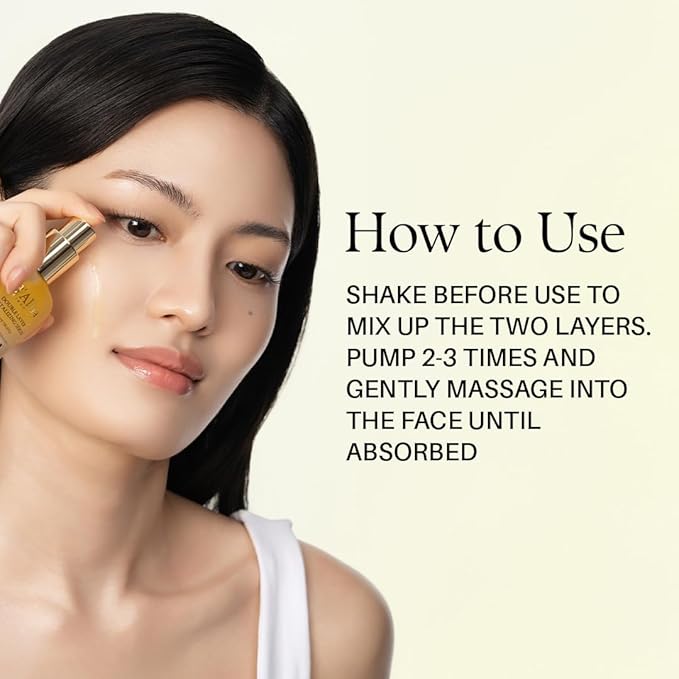 d'alba Piedmont Italian White Truffle Double Layer Revitalizing Serum, 100hr Hydration, Hyaluronic Acid and Centella Asiatica, Skin Firming and Tightening, Long-lasting Korean Skin Care (1.69 fl.oz)