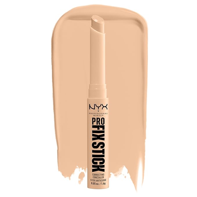 NYX PROFESSIONAL MAKEUP Pro Fix Stick Correcting Concealer, Buildable Medium Coverage Concealer Stick - Vanilla