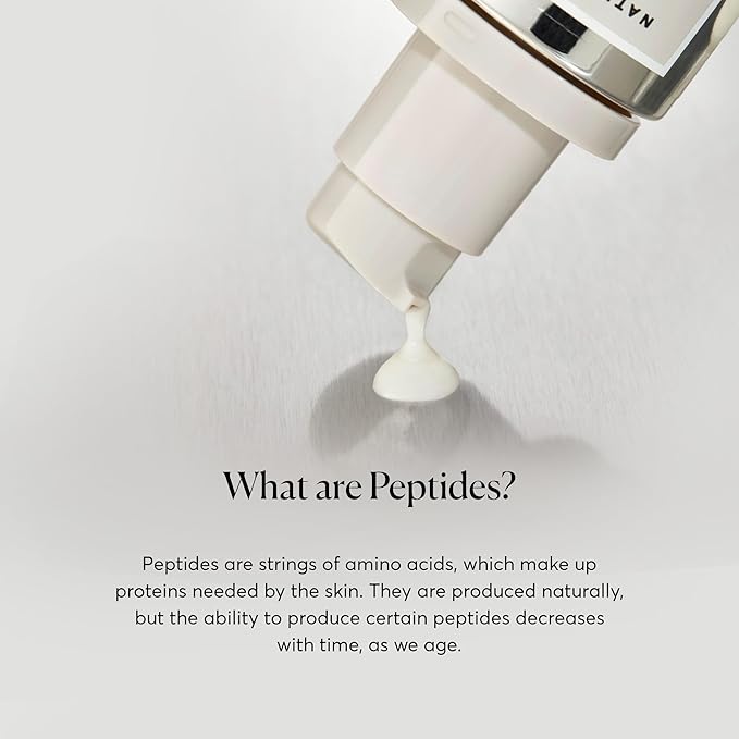 Naturium Multi-Peptide Advanced Serum, Firming & Smoothing Face Serum for Fine Lines & Wrinkles with Advanced Multi-Peptide Blend, 1 oz