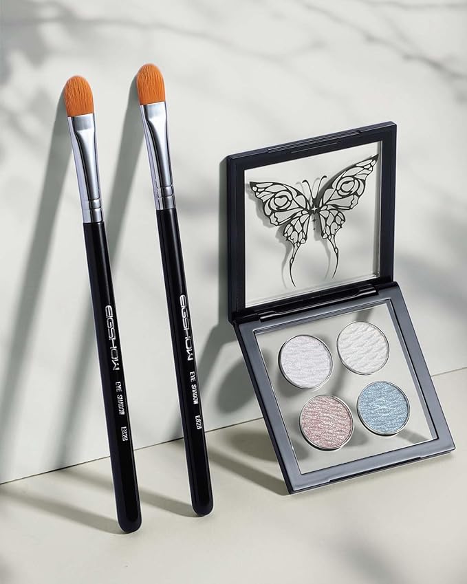 Concealer Brushes, EIGSHOW Eyeshadow Primer Brush for Concealer, Blending, Eyeshadow - Professional Tools for Applying Cream, Liquid Shadows and Eye Primer Base (E828 2piece)
