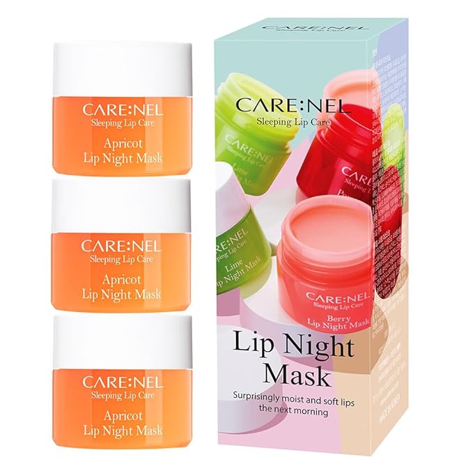 CARENEL Lip Sleeping Mask 5g - Lip Balm Overnight Care Treatments Korean Skin Care (APRICOT3)