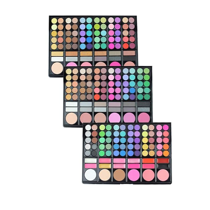 Pro Makeup Gift Set All In One Makeup Palette Cosmetic Contouring Kit 78 Colors Eyeshadow Palette with Blush, Face Powder and Lip Gloss #1 - Ideal Gift for Holiday
