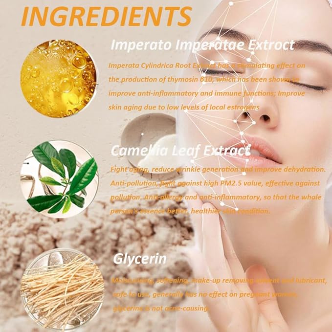 Sunscreen Setting Powder SPF 50 Loose Powder with Brush Natural Mineral Makeup Setting Powder Translucent 0.28 oz for All Skin-2PC