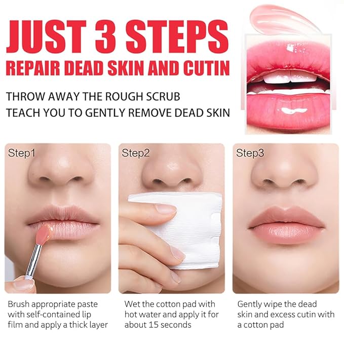 Lip Sleeping Mask,Night Repair Lip Mask,Hydrating & Prevention Dry and Cracked Lip Scrubs Exfoliator,Vitamin E Moisturizing Exfoliating Fade Lip Lines Lip Balm Jelly Lip Mask Lip (1 PCS)