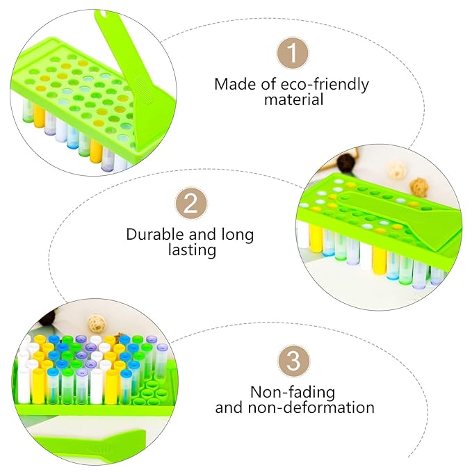 Beaupretty Lip Balm Filling Tray and Spatula Set Lip Balm Crafting Kit Instantly Fills 50 Standard 15mm width Tubes Lip Balm Containers