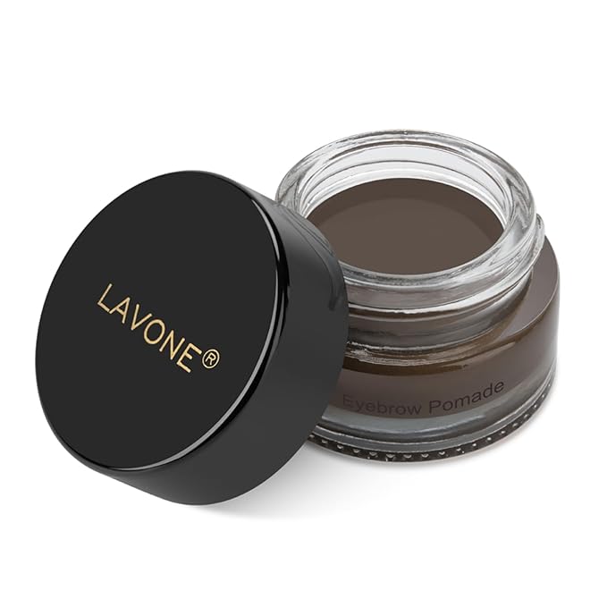 Eyebrow Pomade - Waterproof Brow Pomade for Long-lasting Results,Smudge Proof and Sweat Resistant Formula,Natural Eyebrow Makeup for All Skin Types and Tones - Medium Brown