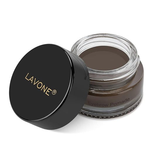 Eyebrow Pomade - Waterproof Brow Pomade for Long-lasting Results,Smudge Proof and Sweat Resistant Formula,Natural Eyebrow Makeup for All Skin Types and Tones - Medium Brown