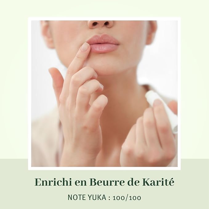 Moisturising Lip Balm Stick - Enriched with Olive Oil - Softens and Smooths Dry Lips - Made with Natural Vegetable Oils - 0.14 oz