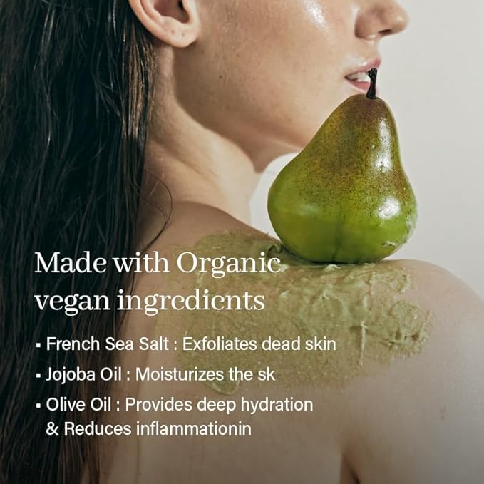 Fresh Cloud Sea Salt Body & Scalp Scrub (Pink) - Exfoliant, Bump Eraser For Silky Smooth Skin, Korean Skin Care