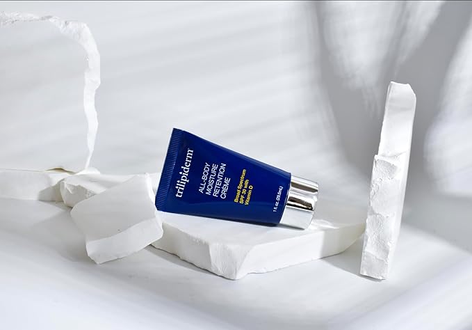 Trilipiderm All-Body Moisture Retention Crème Broad Spectrum SPF 30 with Vitamin D – 2-PACK of Travel-Size 3 Ounce Tubes – Plant-Based All-Day Hydration, Sunscreen for Body and Face