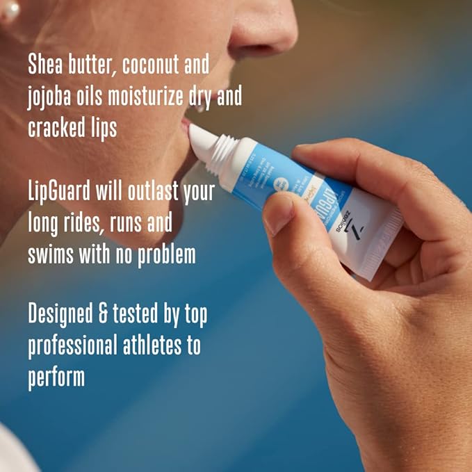 Zealios LipGuard - SPF 28 - UVA/UVB Sunscreen Protection & Repair Chapped Lips - Broad Spectrum Protection Lip Balm - Sensitive Skin Safe - Paraben Free Coconut Jojoba Oils Lip Applicator - Pack of 3