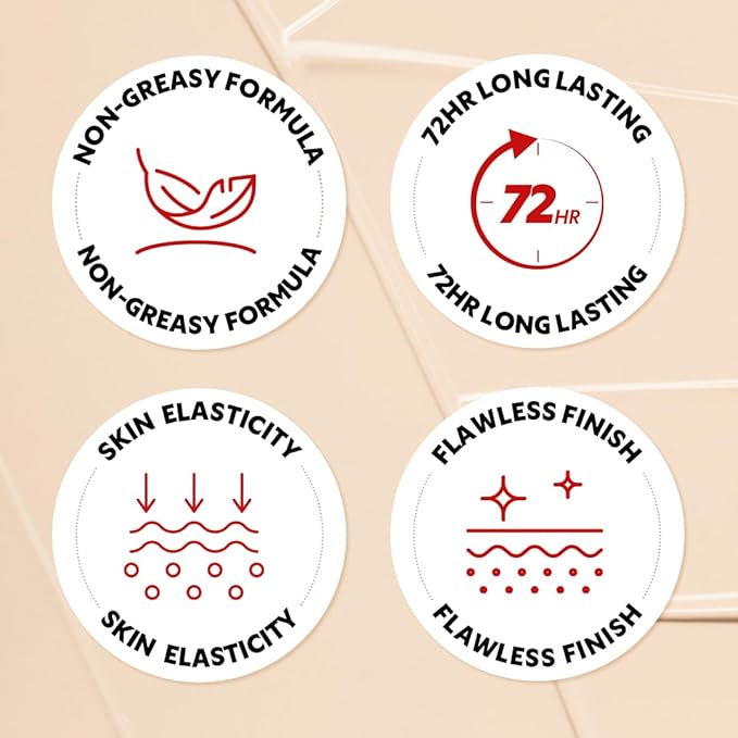 [*Mini Size*] TIRTIR Mask Fit Red Cushion Foundation | Full coverage, Weightless, Skin fit, Satin Glow Finish, Korean Makeup, beauty, Tattoo cover up, Buildable (#17N Vanilla, 0.15 Fl Oz)