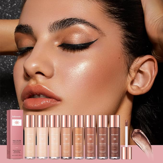 Halo Glow Liquid Face Filter, Complexion Booster For A Glowing, Soft-Focus Look, Infused With Hyaluronic Acid, Vegan & Cruelty-Free 1.06 OZ/31.5ml -04