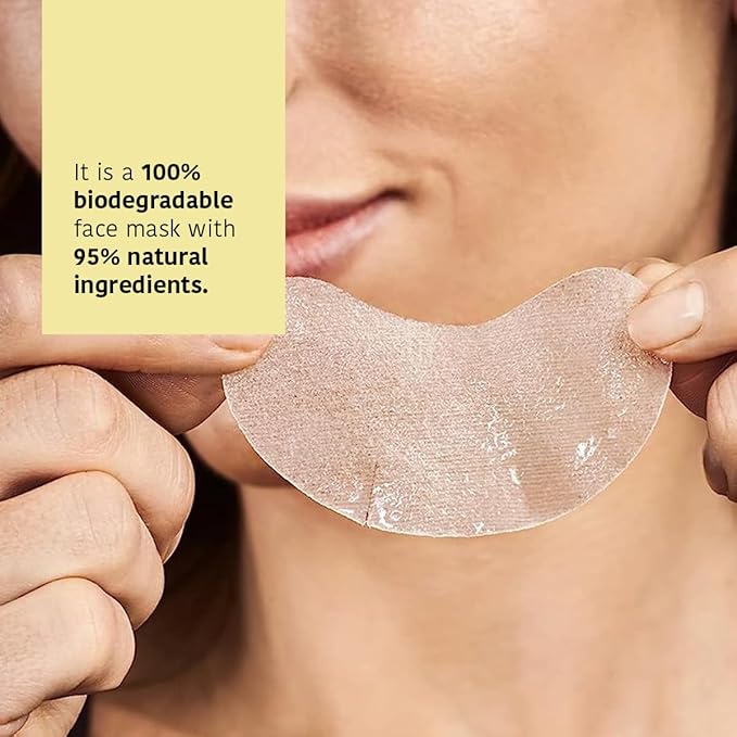 Eye Masks for Anti-Fatigue & Illuminating, Pack of 5 Pairs - Reduces Dark Circles, Puffiness - Hydrating with Vitamin C, Cucumber, Hyaluronic Acid - Vegan, Cruelty-Free Skincare Treatment