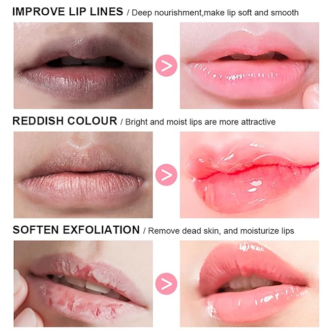 Sleeping Lip Mask, Long-Lasting Nourish & Hydrate Lip Mask, Lip Balm, Lip Oil, Lip Skin Care, Hydrating, Moisturizing Lip Lines Night Sleep Care Lip Anti-chapped Lip Cream (04# Grape)