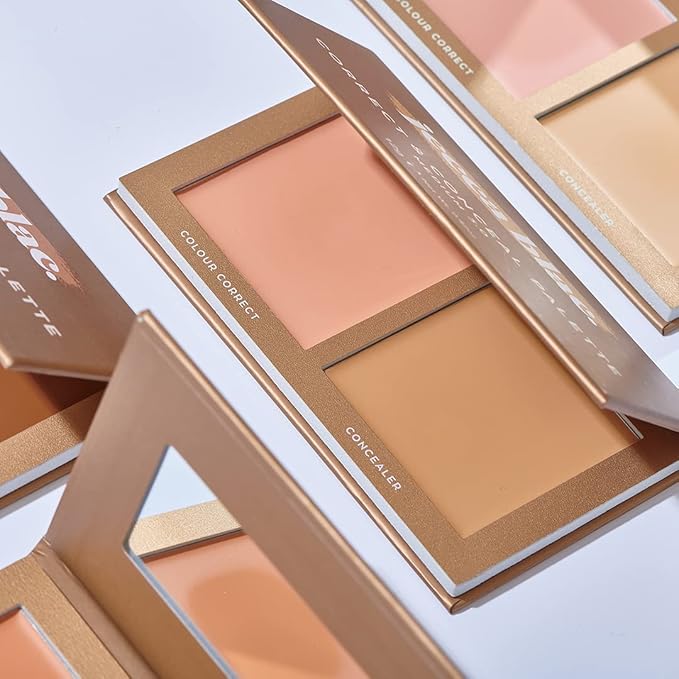 Jecca Blac Correct and Conceal Medium Coverage Palette, Lightweight Long Lasting Formula, Medium To Full Coverage, Gender Neutral and LGBTIQA+ Inclusive Make Up, Medium 4.0, 12g