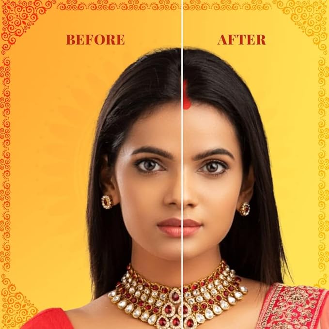 Eyetex Kumkum Paste Waterproof Long lasting, Smudge Proof | Pure and Natural Deep Colour, Long lasting | Enriched with Natural and Organic Ingredients (Pack of 4Jars Red)