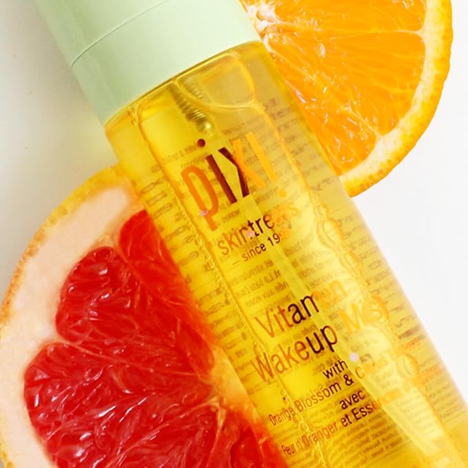 Pixi Vitamin-C Wakeup Mist | Helps Cool, Refresh, and Wake Up Skin | Adds Hydration | Boosting Treatment Toner | 2.7 fl oz / 80ml