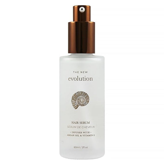 HerStyler Hair Serum - Argan Oil, Vitamin E, and Aloe Vera for Repair, Anti-Frizz for All Hair Textures, Nourishing for Enhanced Shine, Non-Greasy, Suitable for Color Treated Hair