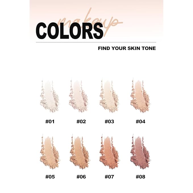 Pressed Face Powder Makeup Mineral Foundation Finishing Powder Pressed Finishing and Setting Powder Loose Setting Powder Makeup #04