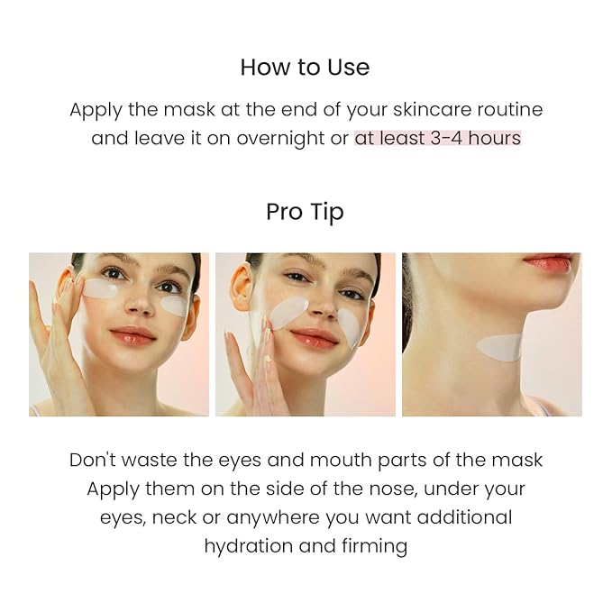 BIODANCE Bio-Collagen Real Deep Mask, Hydrating Overnight Hydrogel Mask, Pore Minimizing, Plumping, Elasticity Improvement, Korean Skincare | 1.19oz(34g) x 16ea