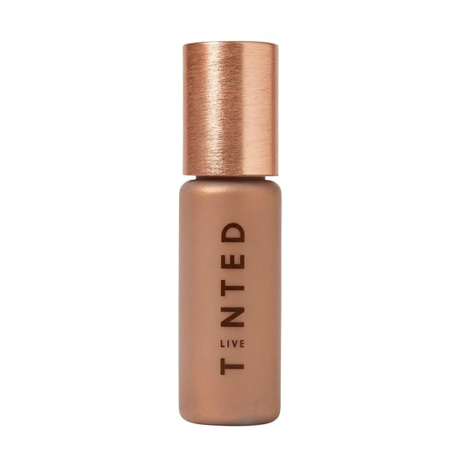 Live Tinted Hueglow Liquid Highlighter Drops - Lightweight Serum-Infused Highlighter, Non-Greasy Formula for Natural Radiance and Advanced Hydration Dusk, 0.46fl oz/ 13.5mL