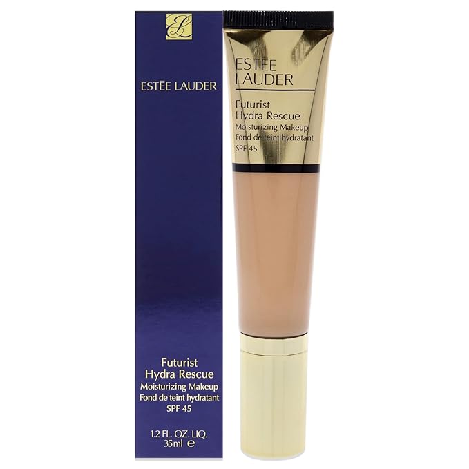 Estée Lauder Futurist Hydra Rescue Moisturizing Foundation SPF 45, 12 Hour Glow, 1.2 oz., 3W1 Tawny