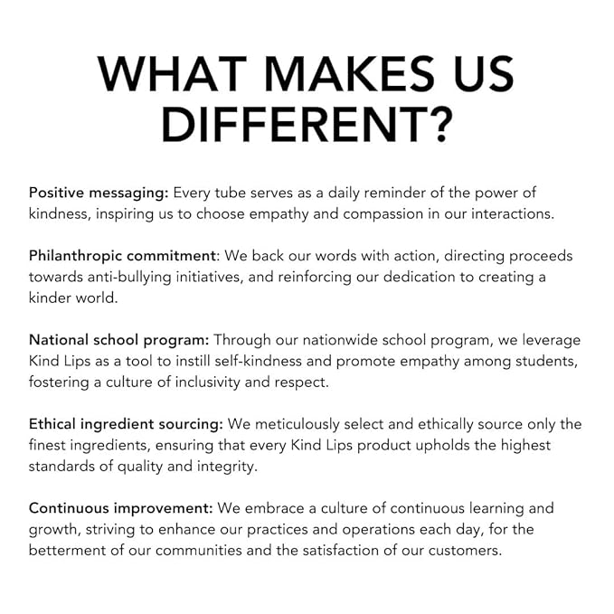 Kind Lips Lip Balm - Nourishing & Moisturizing Lip Care for Dry Lips with Shea Butter, Beeswax & Vitamin E | Strawberry Flavor | 0.15 Oz (Single Tube)