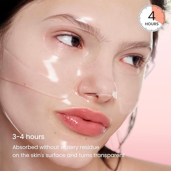 BIODANCE Bio-Collagen Real Deep Mask, Hydrating Overnight Hydrogel Mask, Pore Minimizing, Plumping, Elasticity Improvement, Korean Skincare | 1.19oz(34g) x 16ea