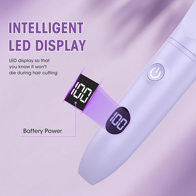 Lanumi 3 in 1 Bikini Trimmer for Women Rechargeable Electric Razors Wet/Dry Pubic Body Hair Trimmer Facial Hair Remover IPX6 Waterproof LCD Display