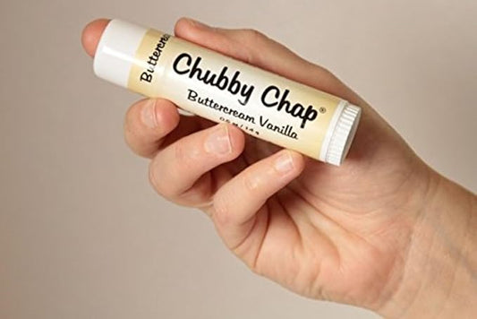 Three (3x) Large Jumbo Chapstick Natural Chapstick - 1/2 Ounce Lip Balm (Butter Cream)