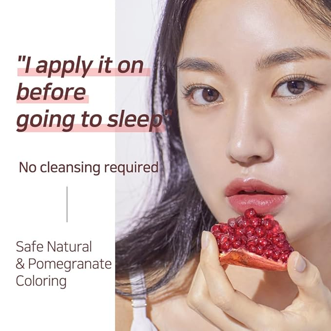 NATURAL SHINE Lux Triple Lip CURE Balm ATHENA (Red Orange) | Chapstick Hydration and Exfoliator | Overnight Lip Treatment Care Deep Nourishing for Dry Cracked Chapped Lips (0.17oz)