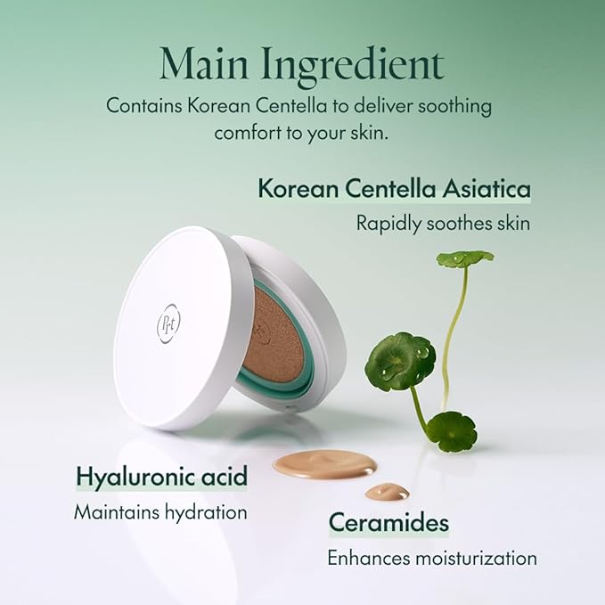 PURITO SEOUL Wonder Releaf Centella BB Cushion #23 Natural Beige, Foundation, Korean Centella, Makeup Long Lasting, Flawless Coverage, K-Beauty, 15g, 0.52 fl.oz