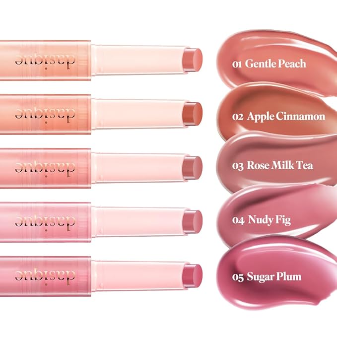 Dasique Melting Candy Balm (#03 Rose Milk Tea) | Glossy Balm | Moisturizing | For dry Lips | Vegan